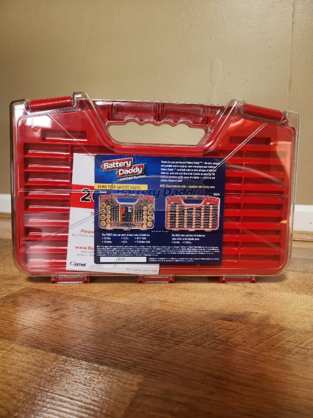 Ontel Red Battery Daddy Storage System - Picture 7 of 12